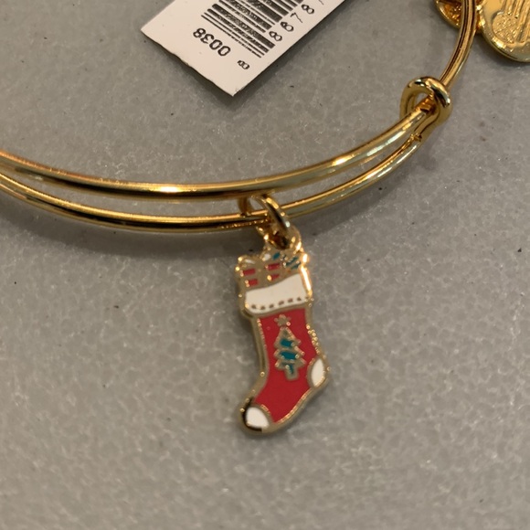 Alex and Ani Christmas stocking bracelet - Picture 2 of 7
